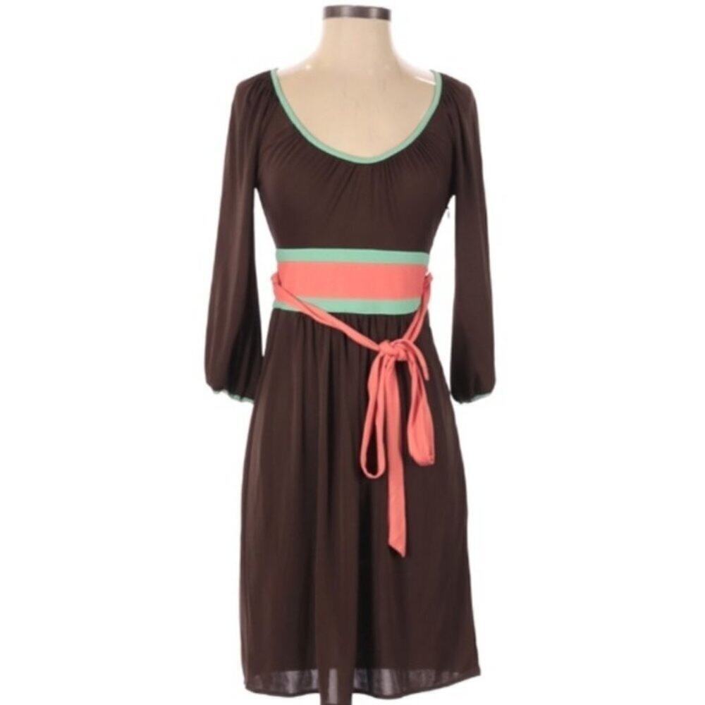 Milly of New York Dress Long Sleeves A-Line Sz M